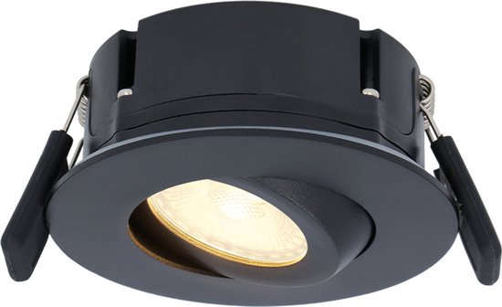 Inbouw led spot xl dimbaar 5 watt 750 lumen chroom 3000k IP65