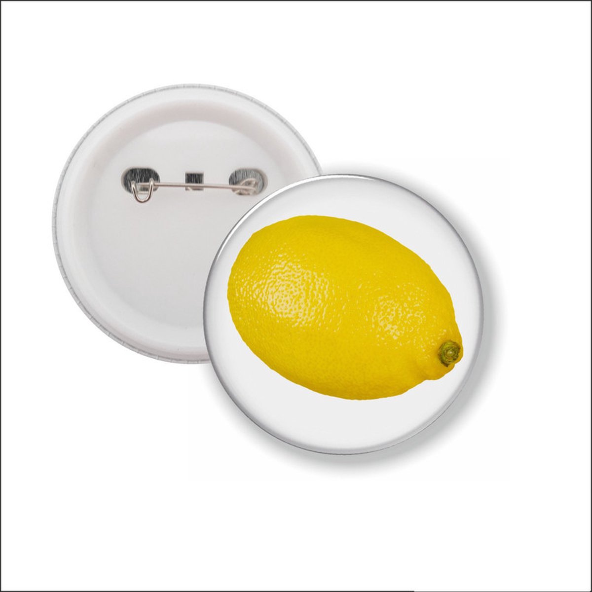 Button Met Speld - Citroen