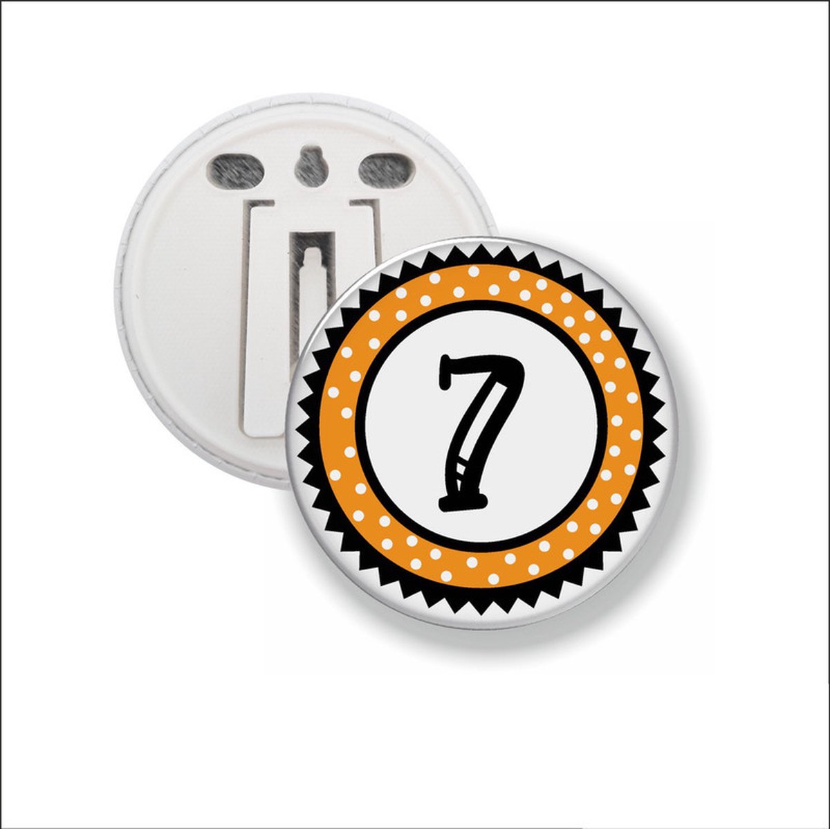 Button Met Clip 58 MM - 7