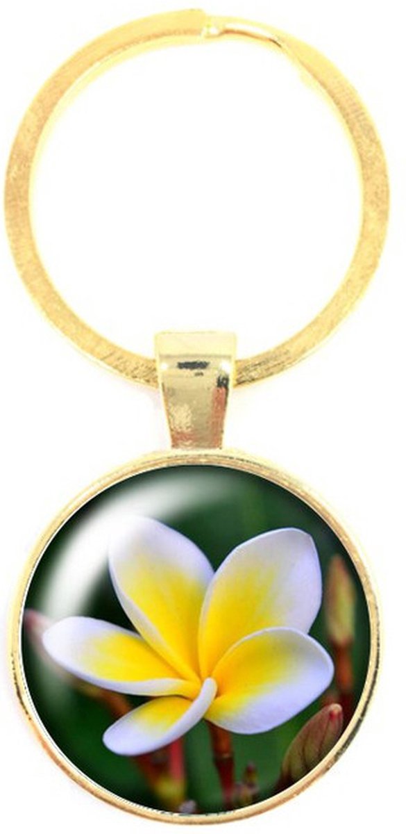Sleutelhanger Glas - Bloem