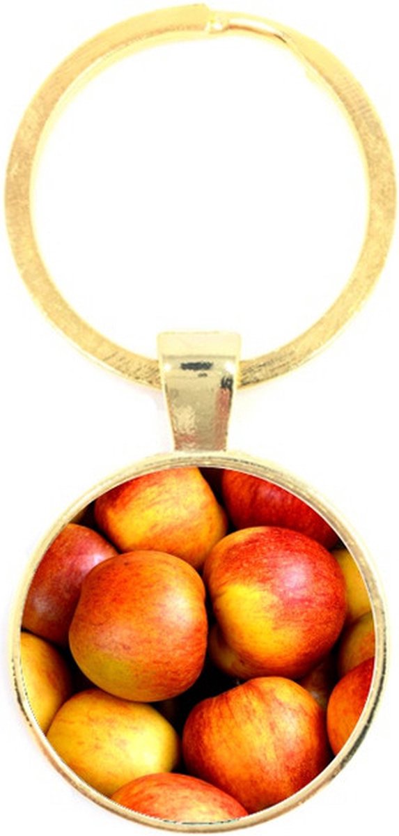 Sleutelhanger Glas - Appels