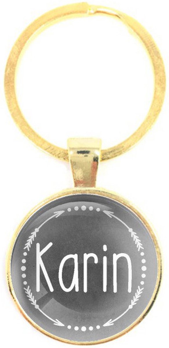 Sleutelhanger Glas - Karin