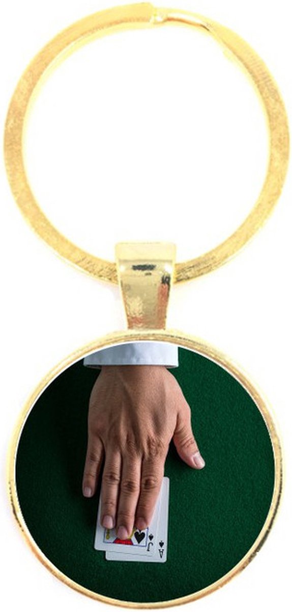 Sleutelhanger Glas - Kaarten