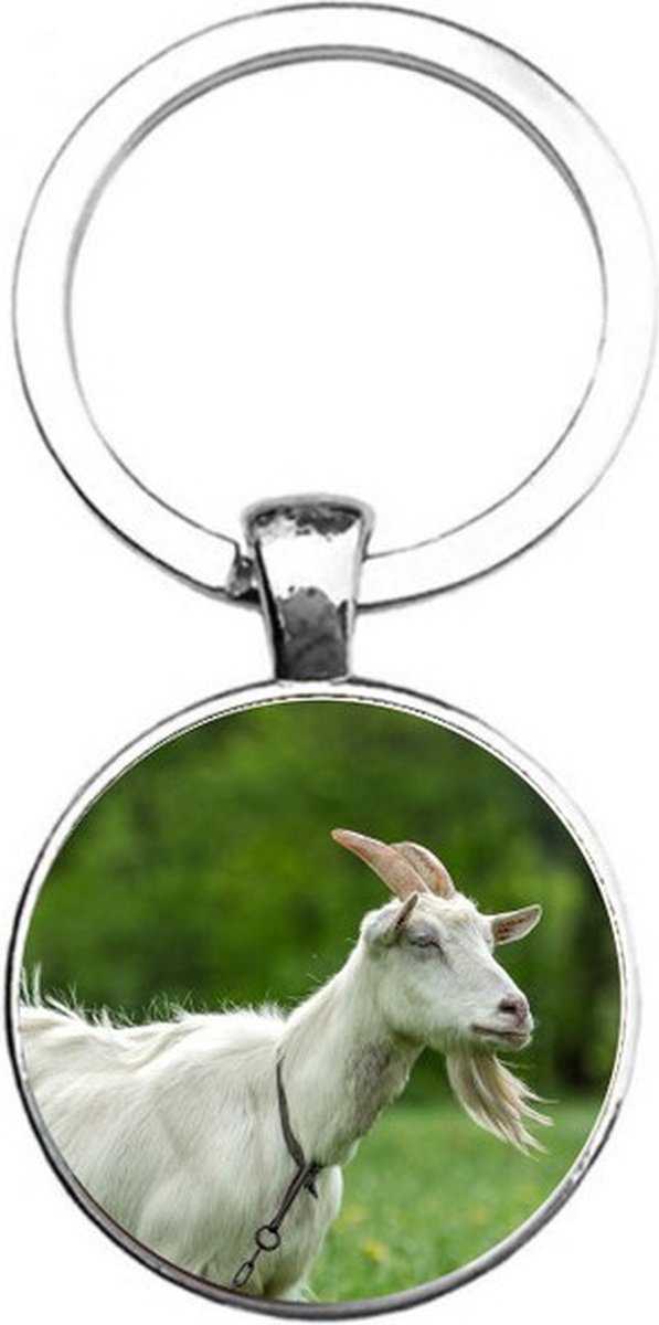 Sleutelhanger Glas - Geit