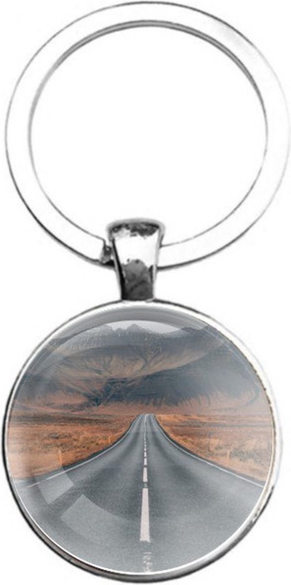 Sleutelhanger Glas - Weg