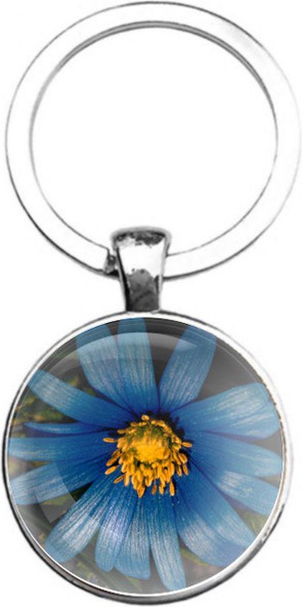 Sleutelhanger Glas - Bloem