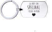 Porte-clés en acier inoxydable - Vous avez une place spéciale dans mon cœur