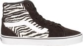 Vans WM Filmore Hi Sneakers Hoog - donkerbruin - Maat 40