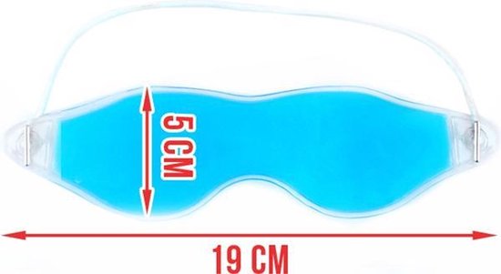FISURA - P*ta Resaca koud gel oogmasker. Zwart koud