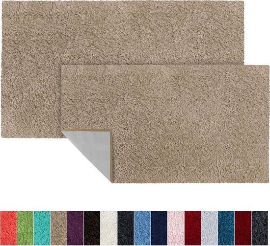 De Groen Home Badmat set - Wc mat & badmat - Antislip - Zwart - 2 stuks De Groen Home Badmat set - Wc mat & badmat - Antislip - Zwart - 2 stuks
