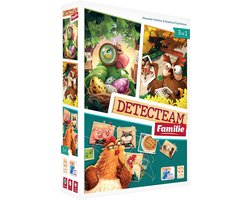 Happy Meeple Games Detecteam Familie - 3 familiespellen voor 8+ jaar