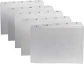 Guide Card Sets with printed A-Z Tabs A5 - Alphabetic tab index - PVC - White - Landscape - A5 - 0.3 mm