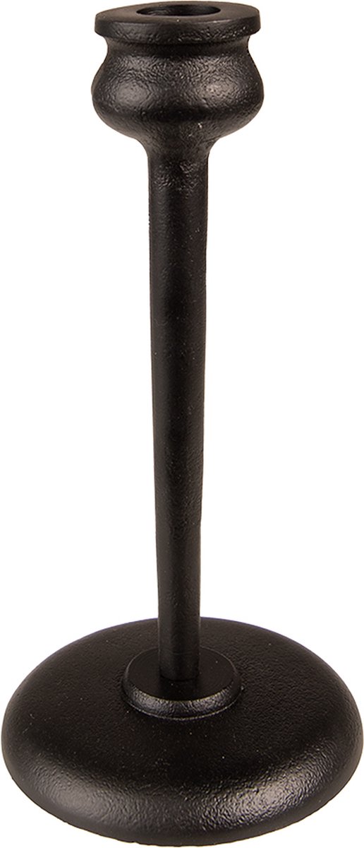 Clayre & Eef Kandelaar 27 cm Zwart Aluminium