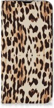 Smartphone Hoesje iPhone 14 Book Cover Leopard