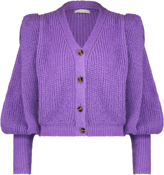 Oversized gebreide cardigan bordeaux - Wikkel cardigan