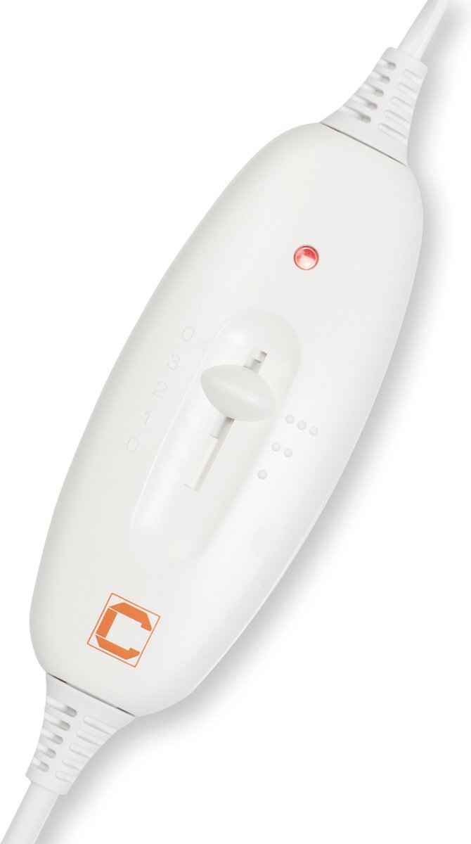 Afbeelding 3 van C-Care KTS301 Elektrische Warmte Onderdeken - 1 Persoons - Wasbaar - Ökotex