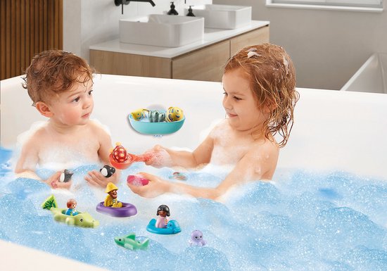PLAYMOBIL 1.2.3 Aqua Adventskalender 2022 Badplezier - 71086