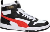 PUMA RBD Game Unisex Sneakers - White/HighRiskRed/Black/TeamGold - Maat 42