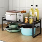 Keuken Organizers - aanrecht organiser - 23,8*40,3* 21 - Pannenrekken - Gootsteenkast organizer - Bureau Organizer - Opbergrek - Kruidenrek - Kast Organizer - Badkamer Organizer