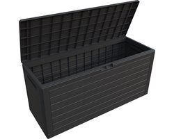 Woody Opbergbox - 280 liter 45x120x60 cm - Antraciet Bruin