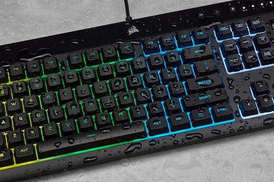 Corsair K55 RGB Pro - Gaming Toetsenbord - Membraam toetsen - Qwerty  Zwart