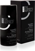 The Cosmetic Republic - Keratinevezels - Haarverdikker - Donkerblond - 80 applicaties