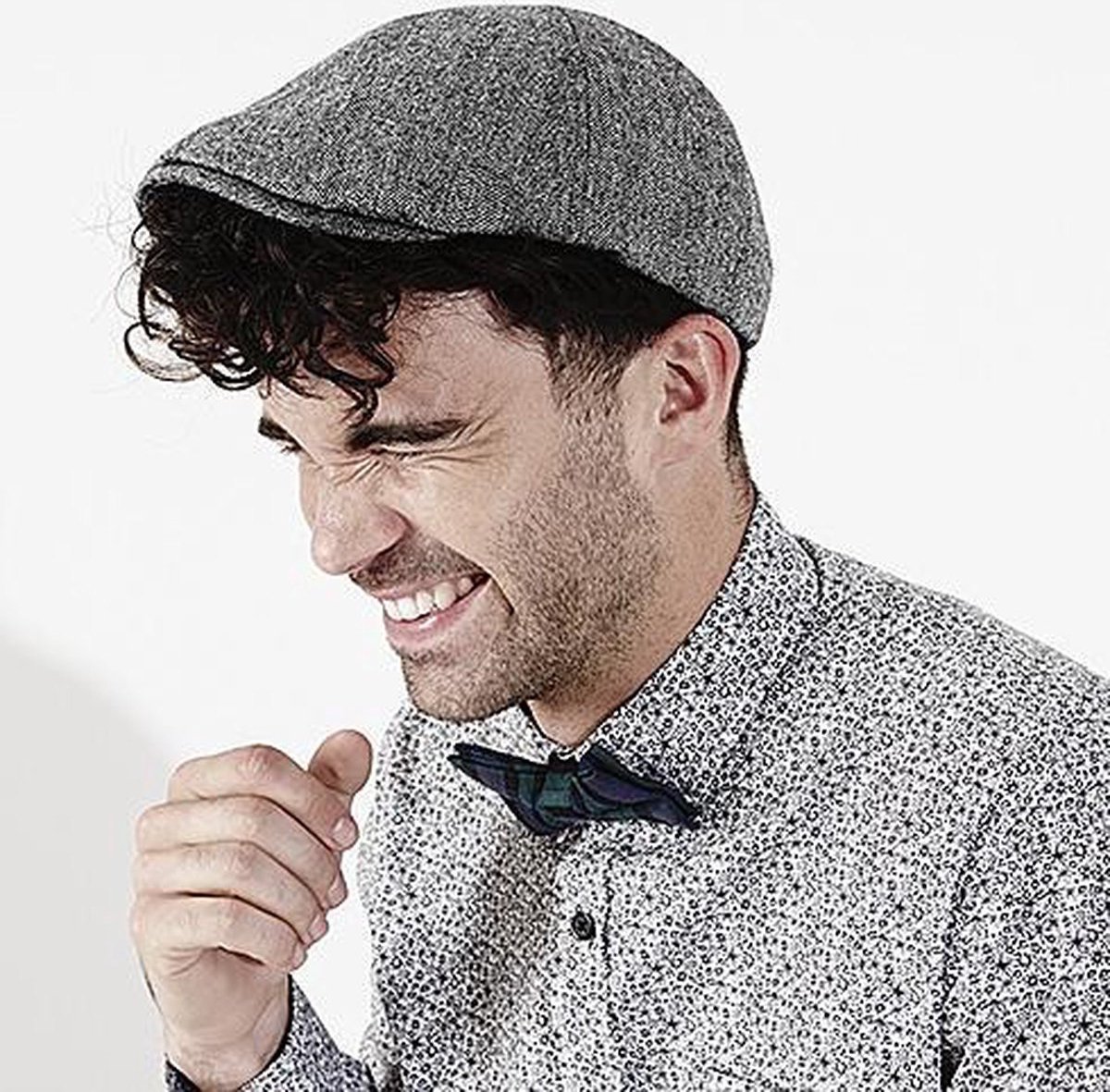 Saaf Flat Cap Platte Pet One Size Flat Caps Heren / Dames Grijs