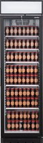 Réfrigérateur à boissons Simfer avec affichage LED- 358 L - Porte Verres à fermeture automatique - 5 étagères grillagées réglables en hauteur - Thermomètre numérique