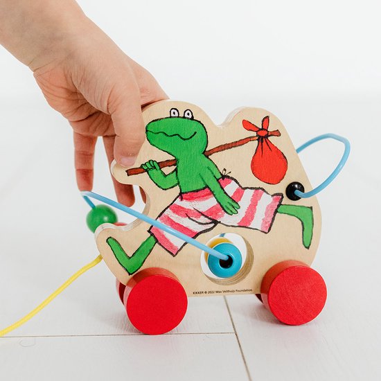 Bambolino Toys - Kikker houten Trekfiguur - educatief speelgoed - goed voor  de... | bol.com