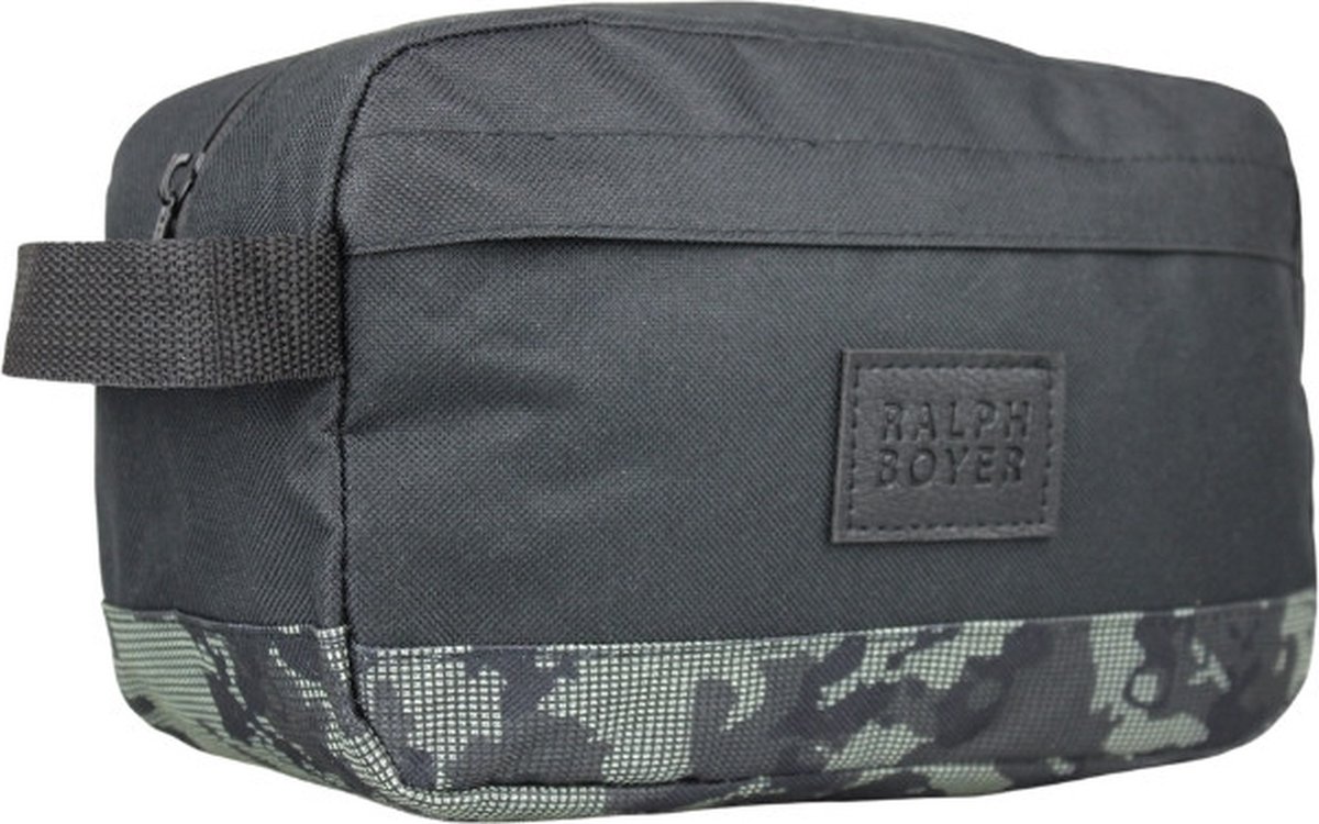 Fana Bags - Toilettas zwart - Heren toilettas - Reis toilettassen - Toilettas/make-up tas met handvat voor heren/dames