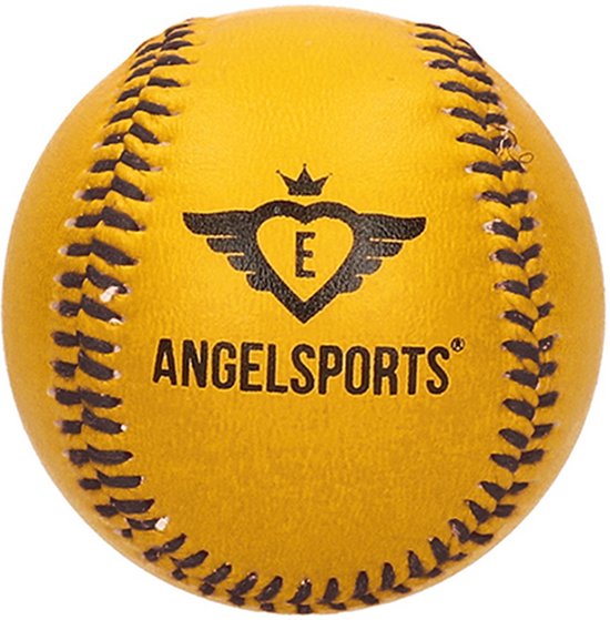 Rubberen Honkbal - Geel - Angel Sports