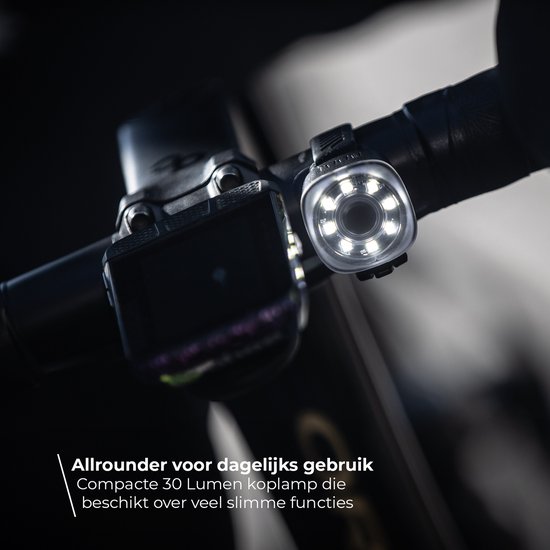 BBB Cycling Spirit Minilamp Koplamp Fiets - Fietsverlichting USB Oplaadbaar - Fietslampje Voorlicht - 30 Lumen - Waterdicht - Lange Accuduur - BLS-225 — afbeelding 2