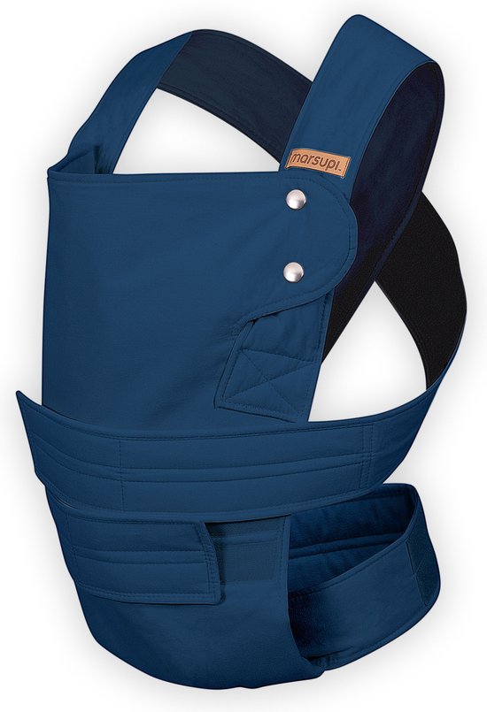 Marsupi Classic Ocean Blue - maat XL - taille 85-120 cm - draagzak baby