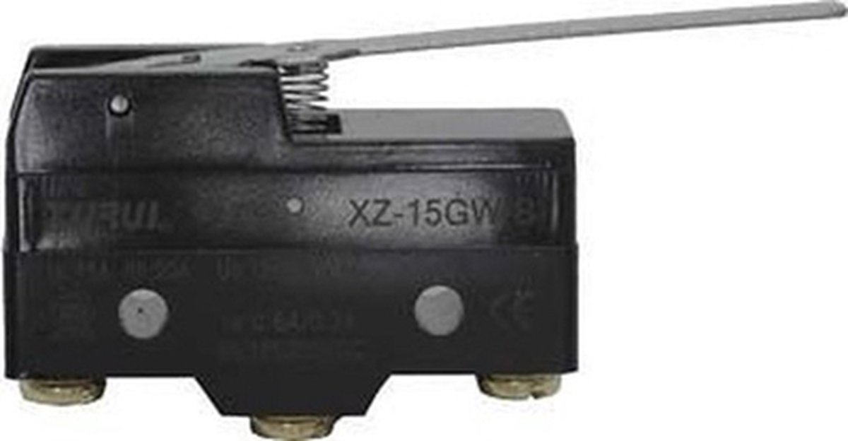 Ohmeron - Microschakelaar met hendel - 15A 125V - 7,5A 250V