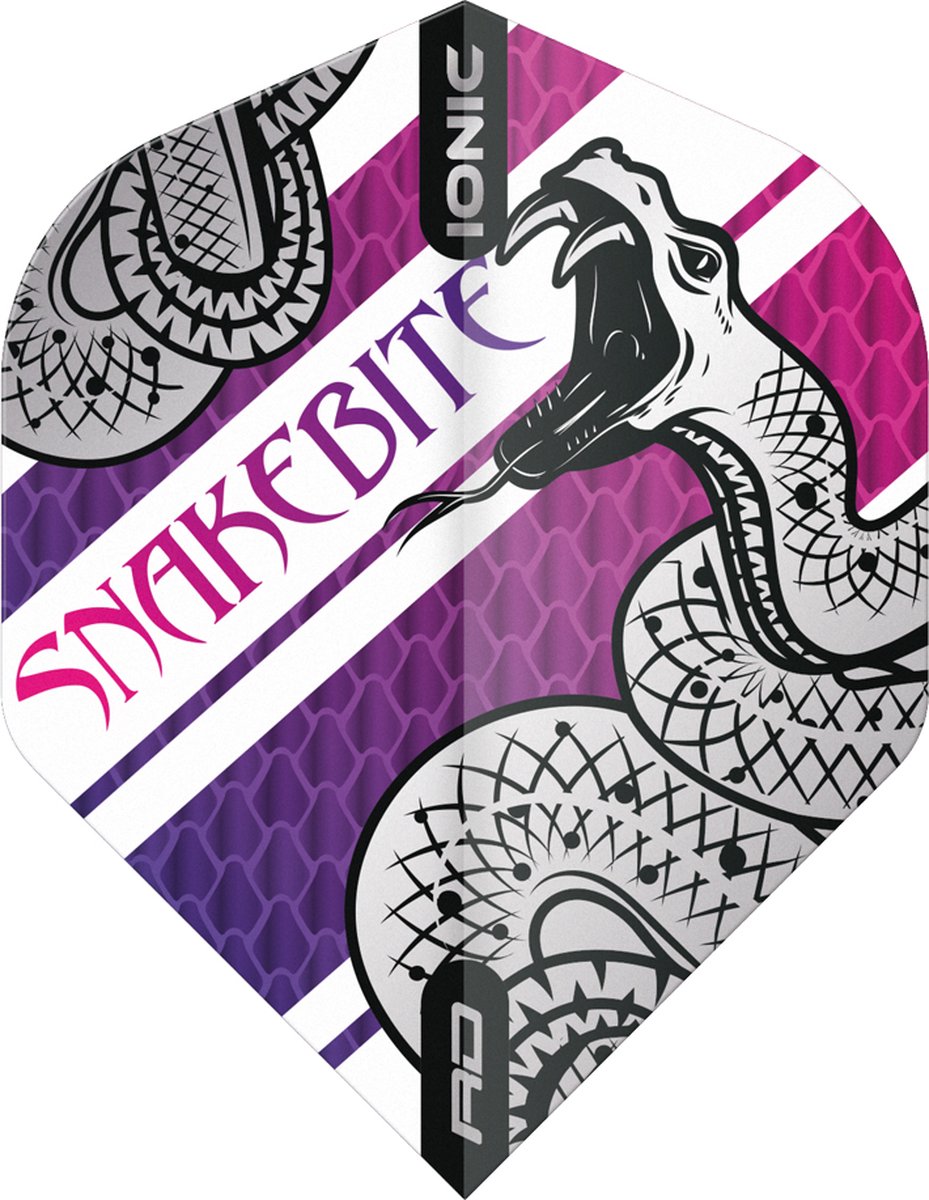 Reddragon Snakebite Ionic Coiled Snake Dart Flights - Paars