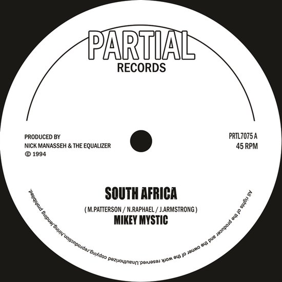 Mikey Mystic - South Africa (7" Vinyl Single)