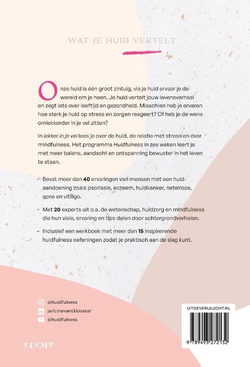Lekker in je vel - back cover