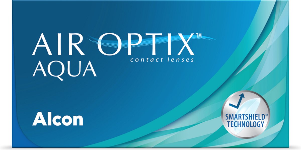 +4.25 - Air Optix® Aqua - 3 pack - Maandlenzen - BC 8.60 - Contactlenzen