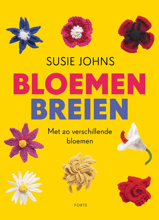 Cover van het boek 'Bloemen breien' van Susie Johns