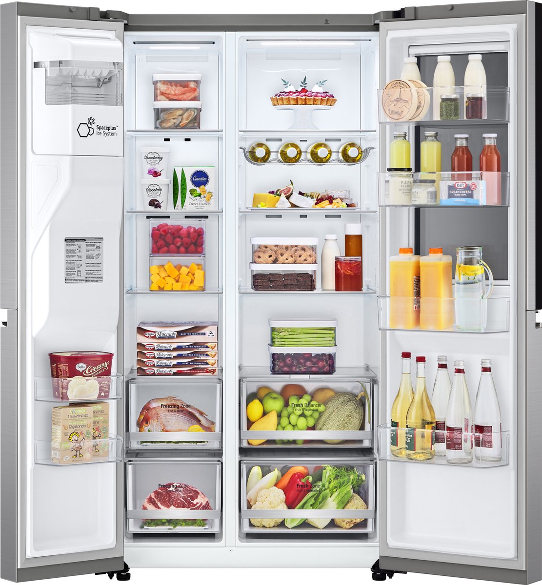 LG GSXV80PZLE - 635L Amerikaanse koelkast met Instaview Door-in-Door - DoorCooling+ - FreshBalancer - Total no Frost — afbeelding 3