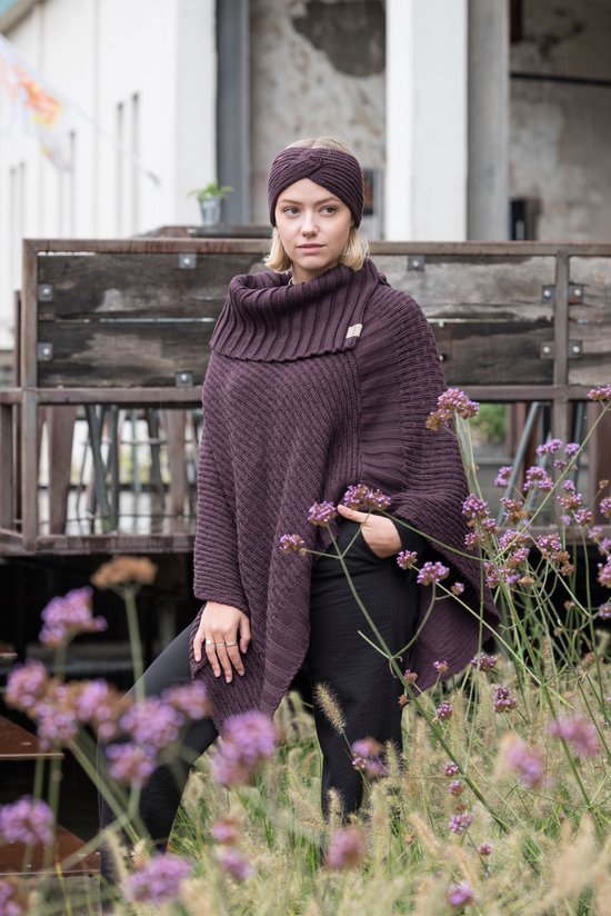 Bandeau Knit Factory Joy Bordeaux
