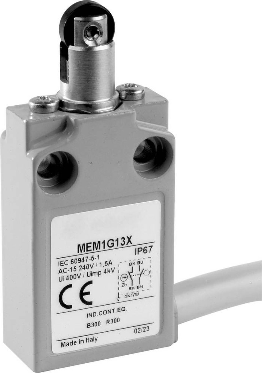 Panasonic MEM1G12ZD MEM1G12ZD Eindschakelaar 24 V 5 A Draaibare rolplunjer IP67 1 stuk(s)
