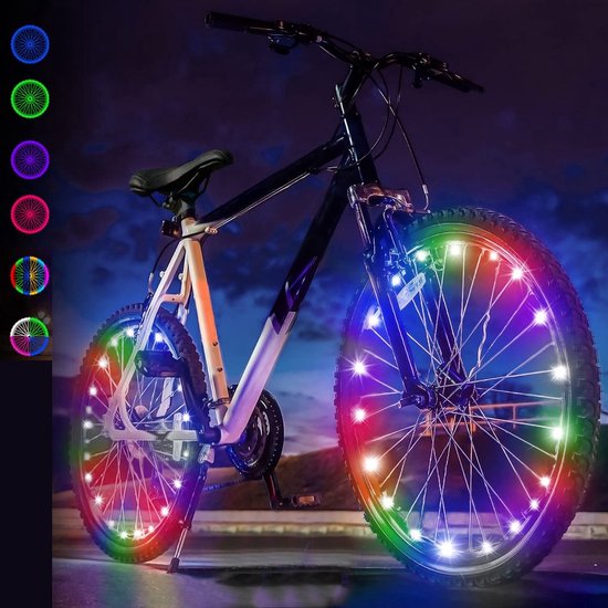BOTC Fietswielverlichting - Spaakverlichting met reflector - fietswiel - Meerkleurig - 1 stuk - LBA11207