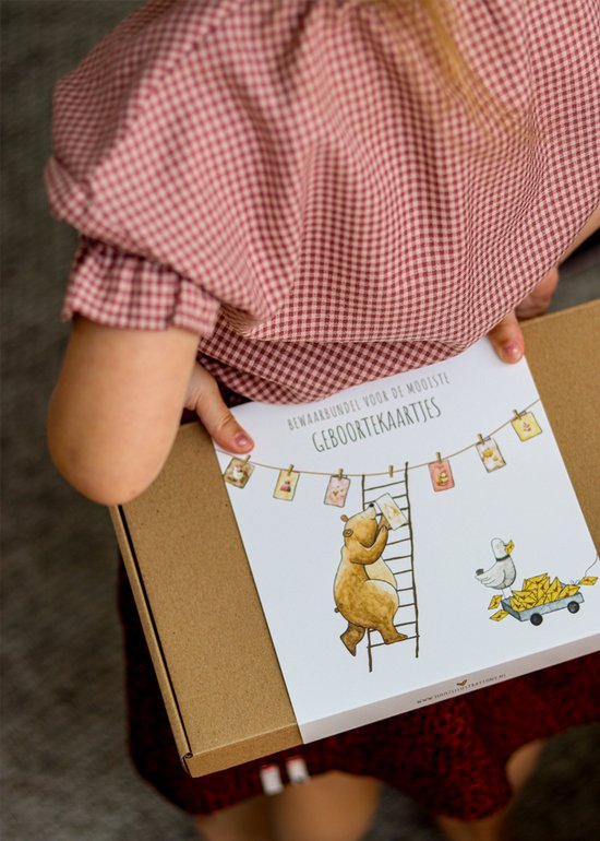 Juulz Illustrations - bewaarbundel geboortekaarten - kraamcadeau - geboortekaartjes bewaren - bewaarbundel van Juulz Illustrations — afbeelding 4