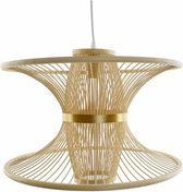 Plafondlamp DKD Home Decor Bamboe Gouden Lichtbruin (46 x 46 x 34 cm)