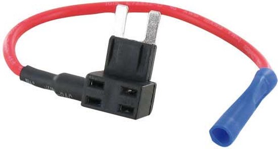 GUNGY Zekeringhouder, 12 V, 6-weg zekeringhouder voor auto, met led-display en 20 zekeringen