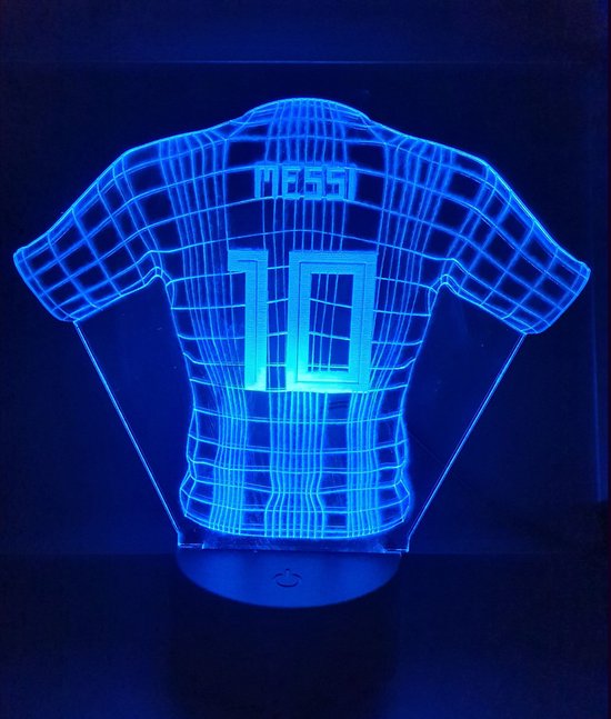 3D LED LAMP - MESSI SHIRT