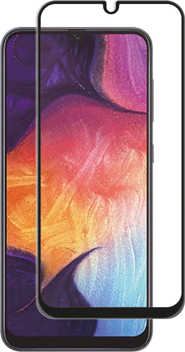 LuxeBass Full screenprotector geschikt voor Samsung Galaxy A50 - glas scherm - bescherming