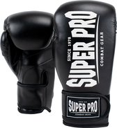 Gants de boxe Super Pro Champ Noir / Blanc 8oz
