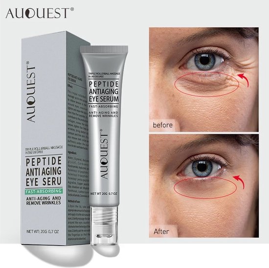 Auquest Crème contour des yeux anti-cernes | Peptide de Soins de la peau |  Crème... | bol.com